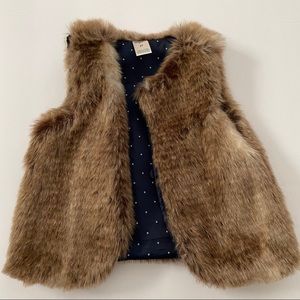 Osh Kosh Feux Fur Vest